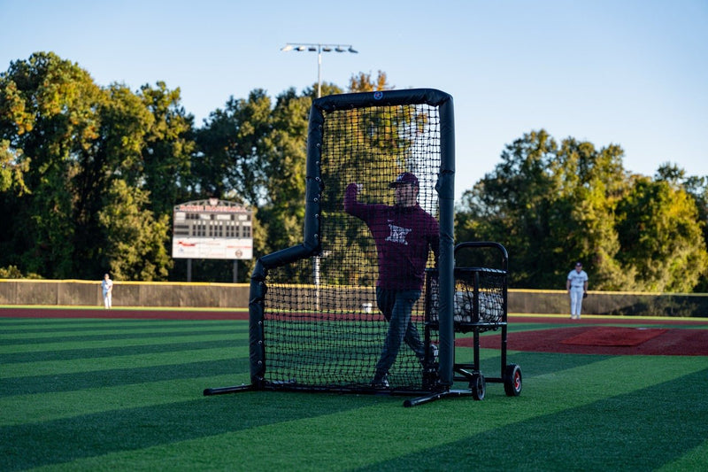 Load image into Gallery viewer, Baseball L-Screen – Pro 5x7 Bullet-Proof Screen
