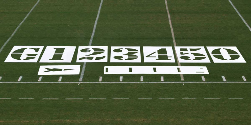 Load image into Gallery viewer, Fisher 6&#39; H Football Pro Style Stencil Set
