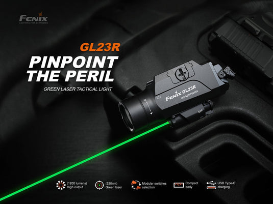 Fenix GL23R Green Laser Tactical Light