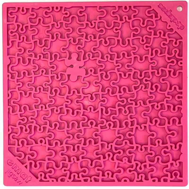 Load image into Gallery viewer, Jigsaw Puzzle eMat - Enrichment Lick Mat for Dogs and Cats | eMat Enrichment Toy for Anxiety Relief | USA Made
