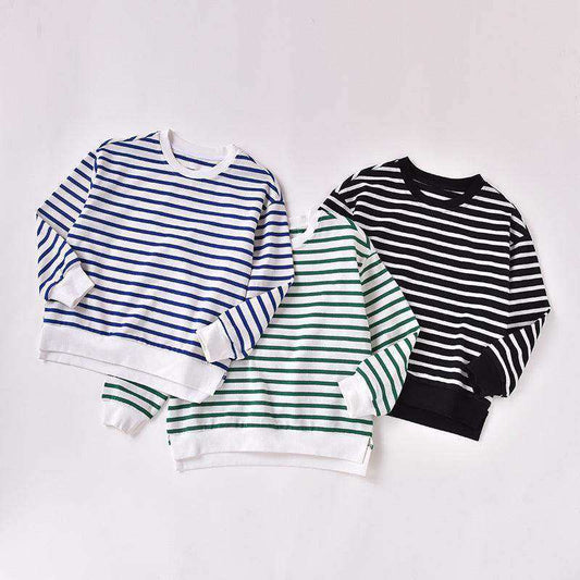 Baby 1pcs Striped Pattern Long Sleeve Pullover Hoodies - Skoutley Outdoors LLC