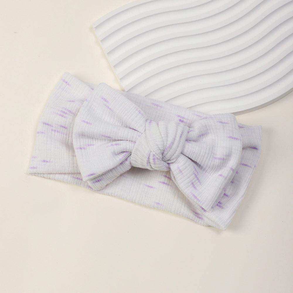 Printed Bow Headband for Baby with Fontanelle Protection - Skoutley Outdoors LLC