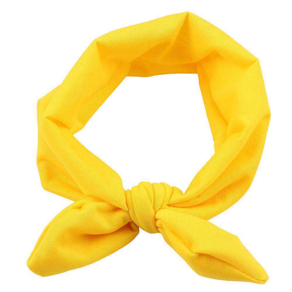 Newborn Baby Solid Color Bunny Ear Shape Elastic Headband - Skoutley Outdoors LLC