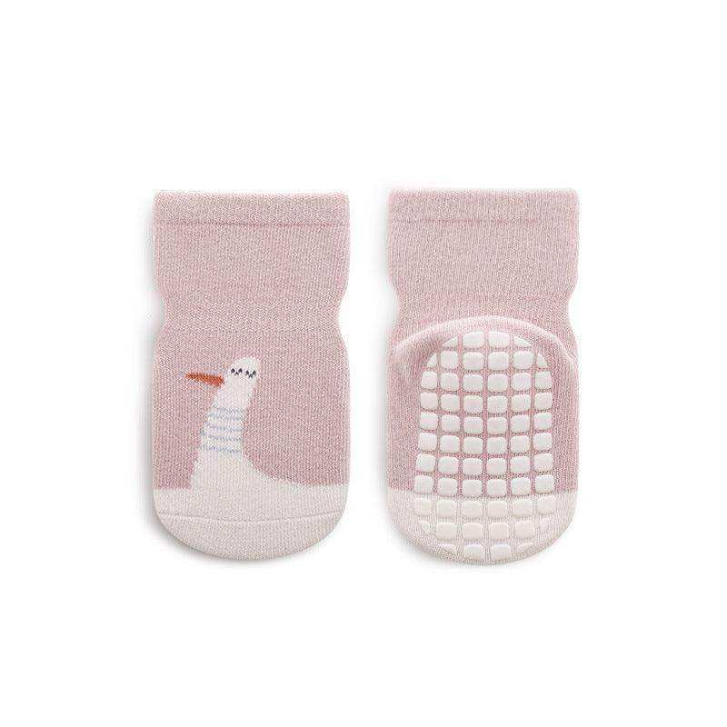 Baby Cartoon And Striped Pattern Non-Slip Design Socks - Skoutley Outdoors LLC
