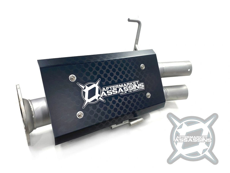 Load image into Gallery viewer, Aftermarket Assassins Stainless Slip-On Exhaust for RZR Pro R
