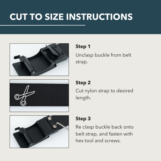 Protector 1.0 EDC Belt 1.5" Width For Everyday Carry