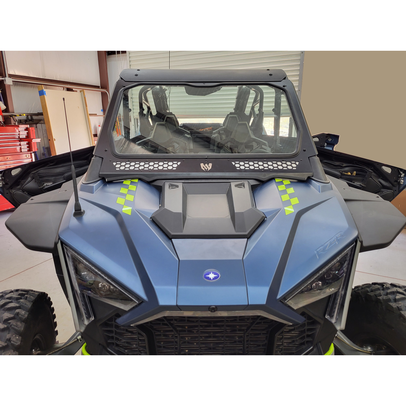 Load image into Gallery viewer, 2020-2024 Polaris PRO XP/Turbo R/ Pro R 2 Full Glass Windshield - Two Vent
