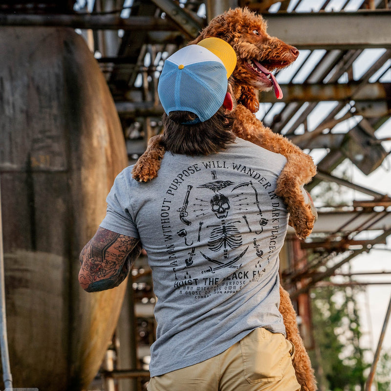 Load image into Gallery viewer, Hoist the Black Flag Skull &amp; Bones Men&#39;s T-Shirt
