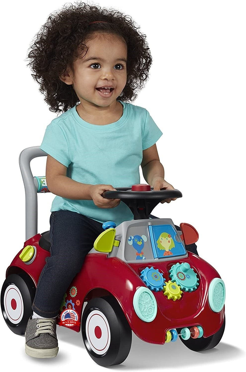 Load image into Gallery viewer, Push Car for Kids with Horn, Music, and Storage - Perfect for Boys and Girls
