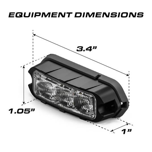 Feniex Quad Q3 Surface Mount LED Grille Light