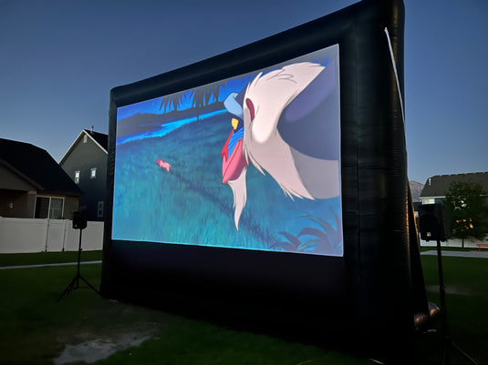 Elite Outdoor Movies Professional 17' Inflatable Screen