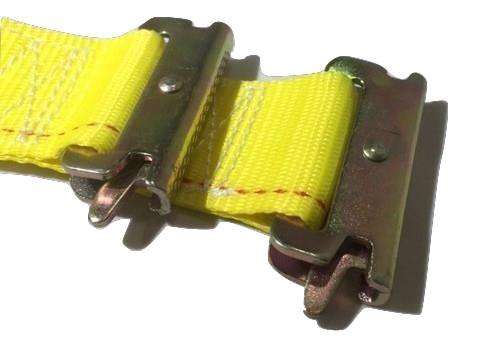 2" x 12 Ft Interior Van Ratchet E-Track Straps w/ Spring E Fittings | 500 PACK