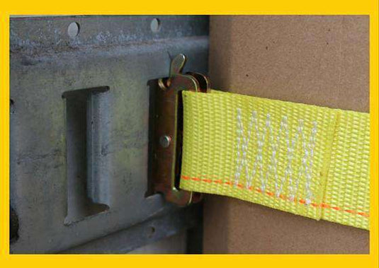 2" x 12 Ft Interior Van Ratchet E-Track Straps w/ Spring E Fittings | 20 PACK