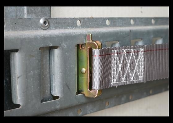 2"x 16 Ft. Logistic Van Ratchet E-Track Straps w/ Spring E Fittings | 500 PACK
