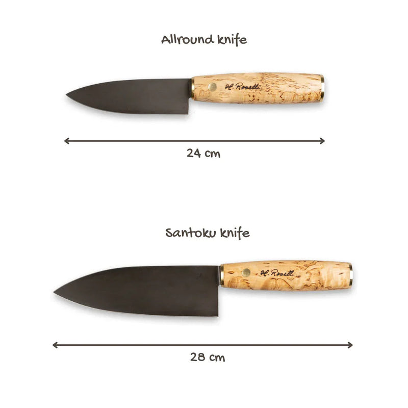 Load image into Gallery viewer, Roselli R780 The Kitchen Knife Set! Santoku and Allround Knife Set
