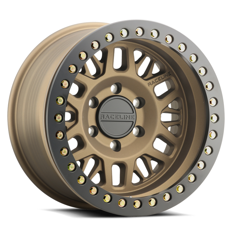 Load image into Gallery viewer, RT951BZ Ryno Cast Beadlock - Textured Bronze w/ Black Beadlock Ring
