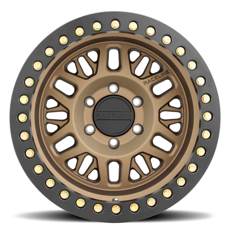 Load image into Gallery viewer, RT951BZ Ryno Cast Beadlock - Textured Bronze w/ Black Beadlock Ring
