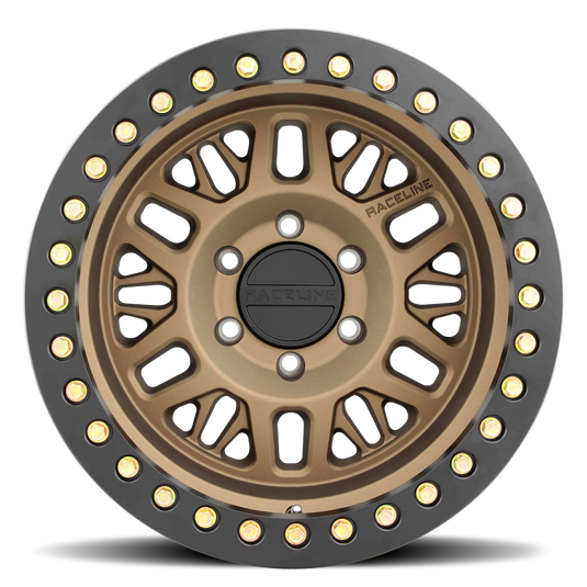 RT951BZ Ryno Cast Beadlock - Textured Bronze w/ Black Beadlock Ring