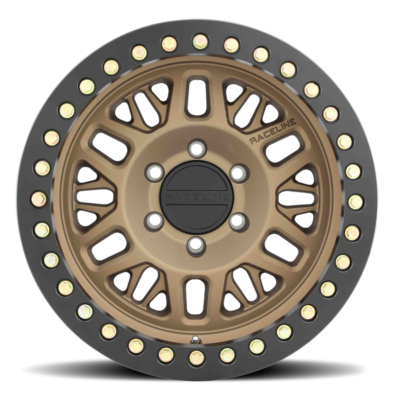 Load image into Gallery viewer, RT951BZ Ryno Cast Beadlock - Textured Bronze w/ Black Beadlock Ring
