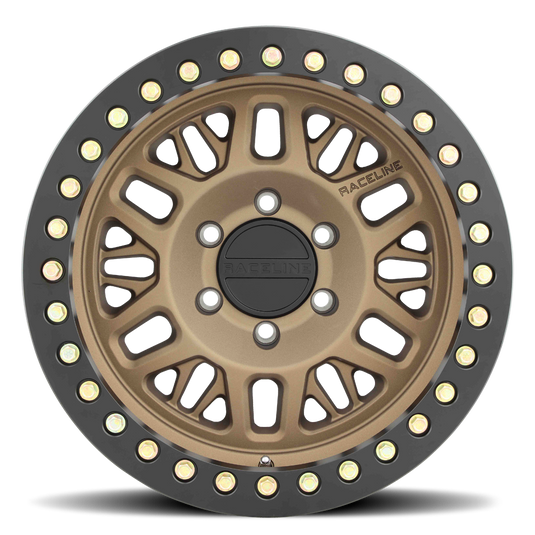 RT951BZ Ryno Cast Beadlock - Textured Bronze w/ Black Beadlock Ring