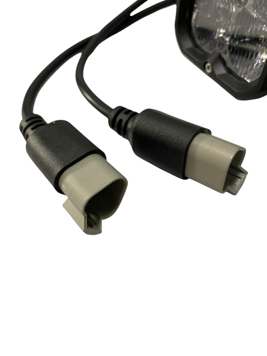 Amber Backlit Race Pod Pair Bundle With Wiring Harness