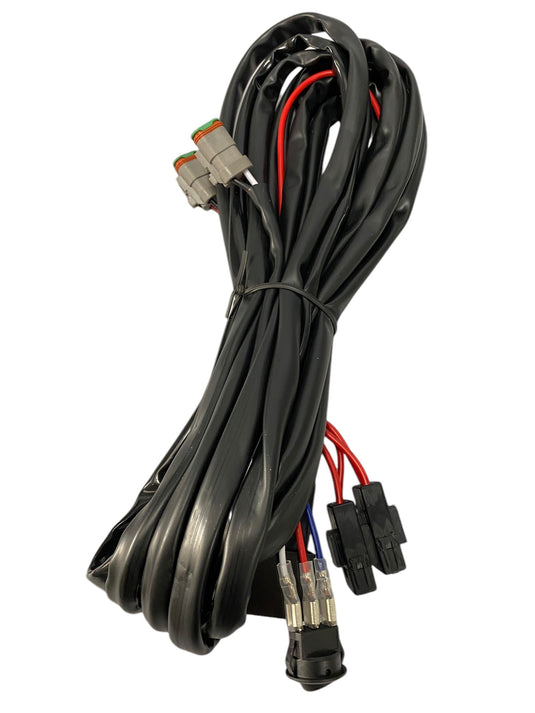 Amber Backlit Race Pod Pair Bundle With Wiring Harness