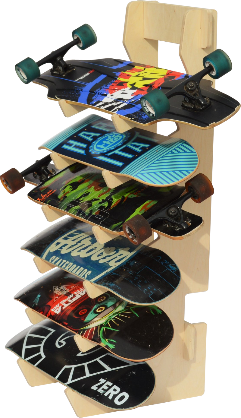 Load image into Gallery viewer, THE BOARDROOM skateboard floor rack
