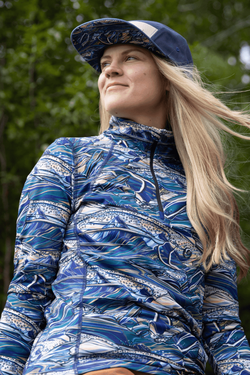 Load image into Gallery viewer, Rainbow Ridge Thermal 1/4 Zip Top
