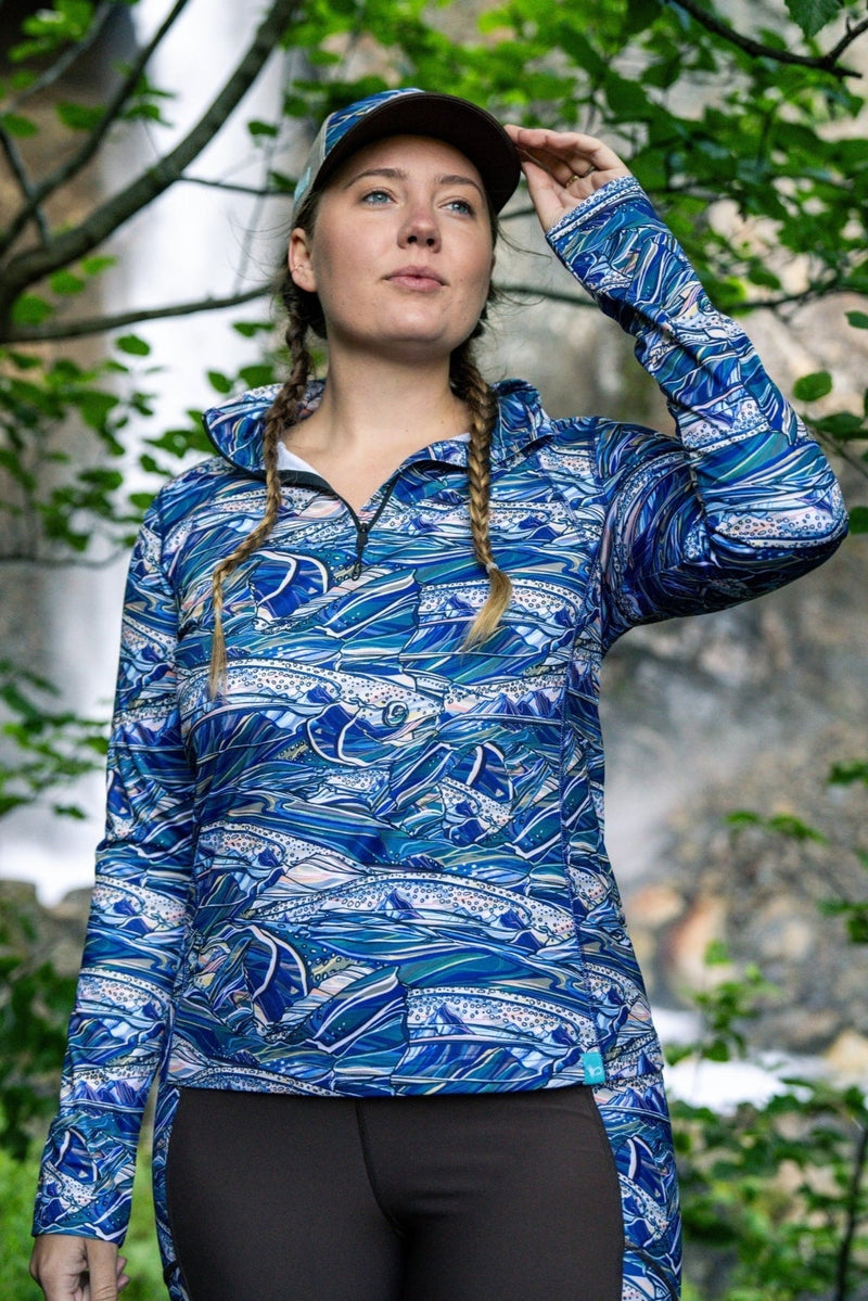 Load image into Gallery viewer, Rainbow Ridge Thermal 1/4 Zip Top
