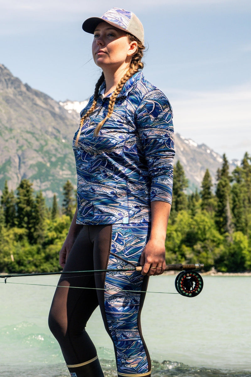Load image into Gallery viewer, Rainbow Ridge Thermal 1/4 Zip Top
