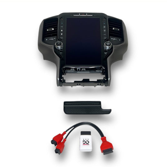 2022-2024 RAM 1500 UBQ Uconnect 5 Upgrade kit with 12-inch Touchscreen including Wireless Apple CarPlay / Android Auto