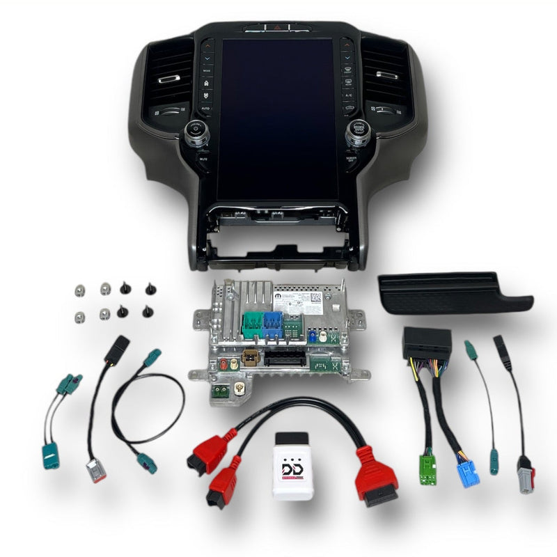 Load image into Gallery viewer, 2019–2024 Ram 2500/3500 Uconnect 5 12-Inch Screen Upgrade Kit UBQ – Wireless Apple CarPlay &amp; Android Auto
