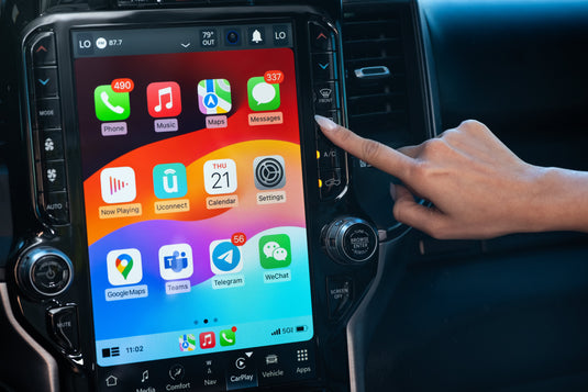 2025-2027 RAM 1500 OEM 8-inch to 12-inch Touchscreen Upgrade kit