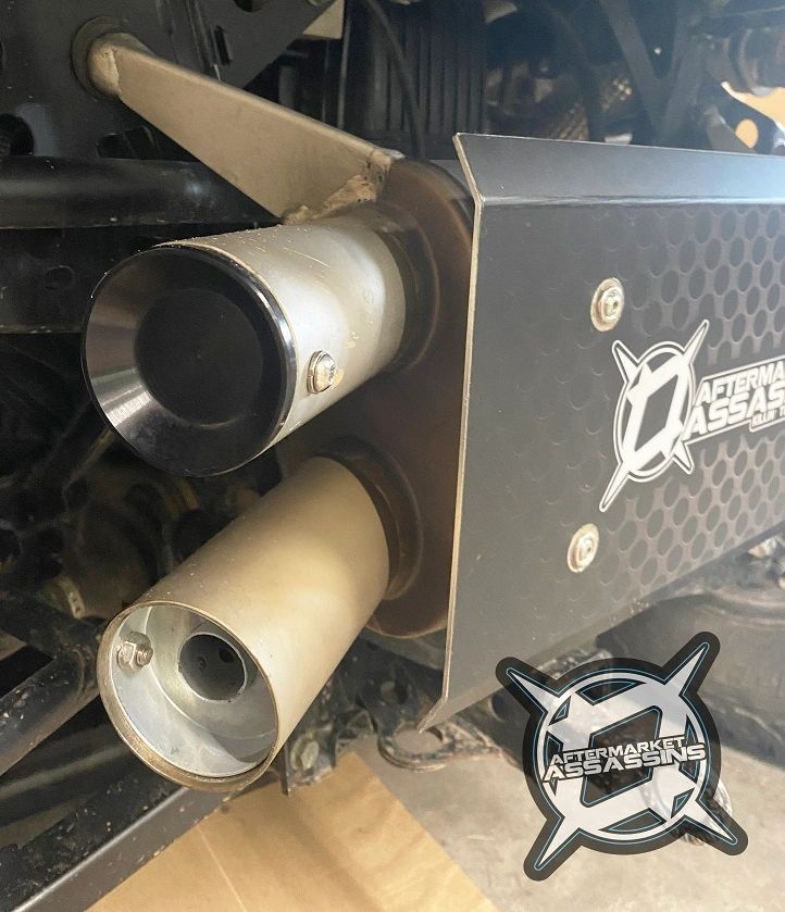 Load image into Gallery viewer, Aftermarket Assassins Stainless Slip-On Exhaust for Polaris Ranger XP 1000
