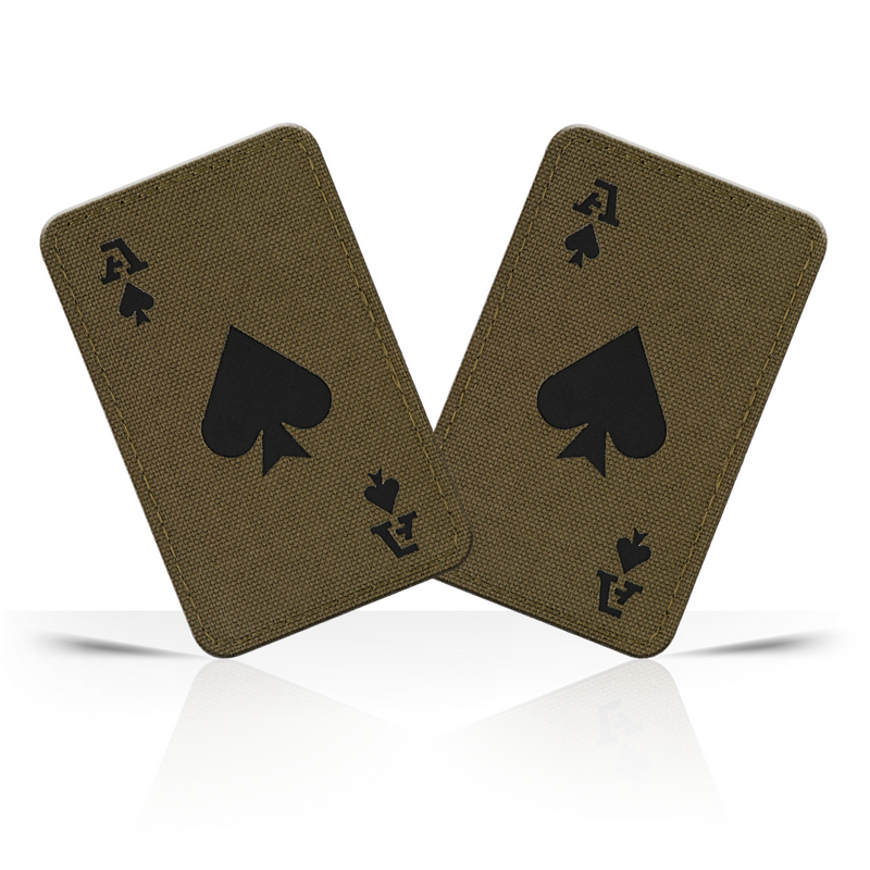 Load image into Gallery viewer, M-Tac patch Ace of Spades Laser Cut - (Set of 2)
