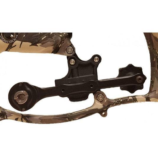 Ravin draw handle relocation bracket