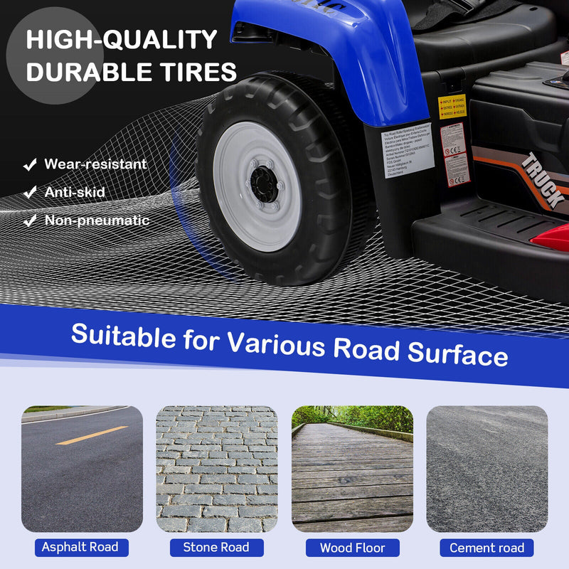 Load image into Gallery viewer, RC Electric Excavator Ride-On Toy Tractor for Kids with 2.4GHz Remote Control - 12V
