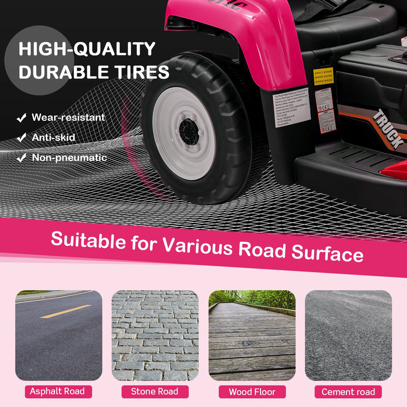 Load image into Gallery viewer, RC Electric Excavator Ride-On Toy Tractor for Kids with 2.4GHz Remote Control - 12V
