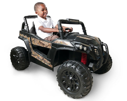 Realtree 12V UTV Ride-On Electric Toy Truck with Realistic Lights & Sounds