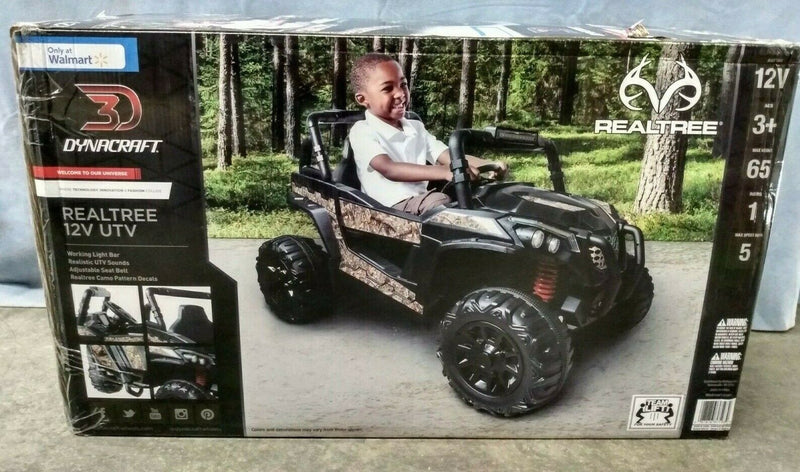 Load image into Gallery viewer, Realtree 12V UTV Ride-On Electric Toy Truck with Realistic Lights &amp; Sounds
