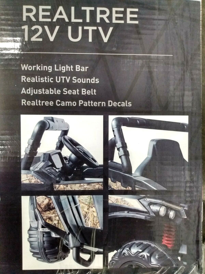 Load image into Gallery viewer, Realtree 12V UTV Ride-On Electric Toy Truck with Realistic Lights &amp; Sounds
