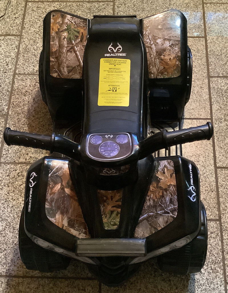 Load image into Gallery viewer, RealTree Camouflage 6v Electric Quad Toddler Ride-On Toy by Dynacraft
