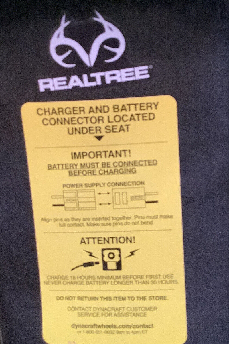 Load image into Gallery viewer, RealTree Camouflage 6v Electric Quad Toddler Ride-On Toy by Dynacraft
