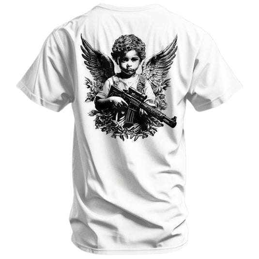 The Armed Guardian Angel Men's T-Shirt