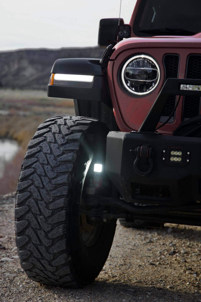 Load image into Gallery viewer, Jeep JL / JT Steerable Knuckle Pod Light Mounts (2018+ Gladiator/Wrangler)
