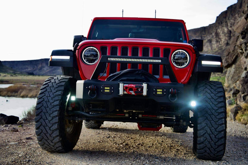 Load image into Gallery viewer, Jeep JL / JT Steerable Knuckle Pod Light Mounts (2018+ Gladiator/Wrangler)
