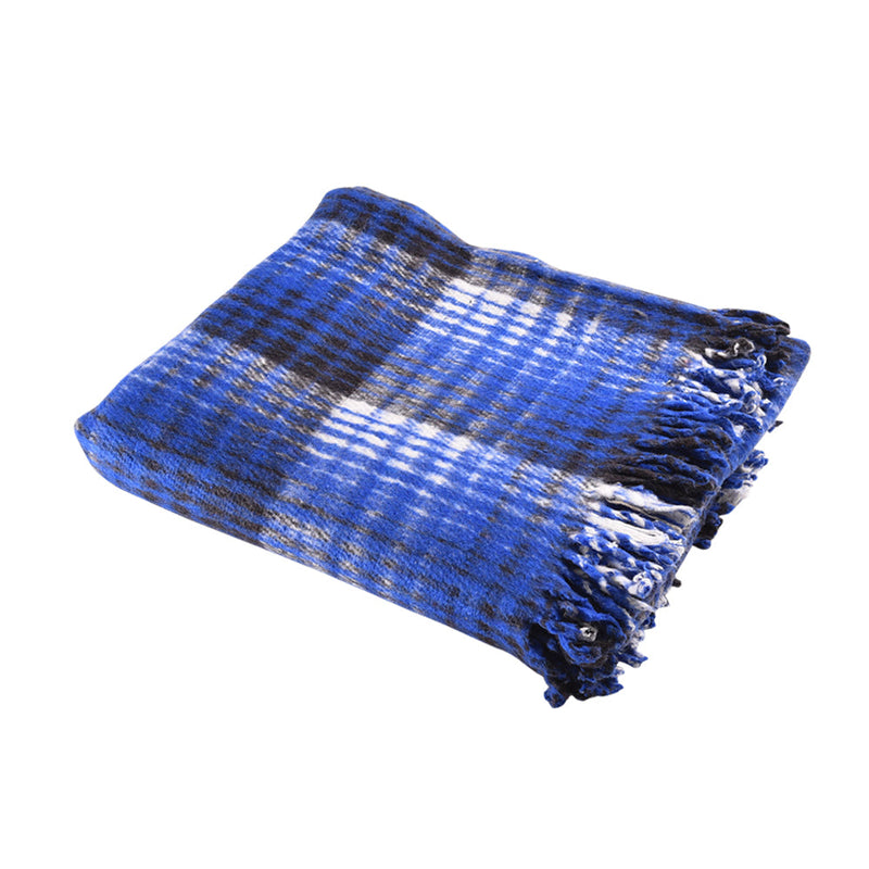 Load image into Gallery viewer, Recycled Plaid Yoga Blanket
