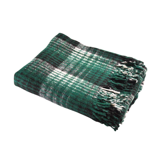 Recycled Plaid Yoga Blanket