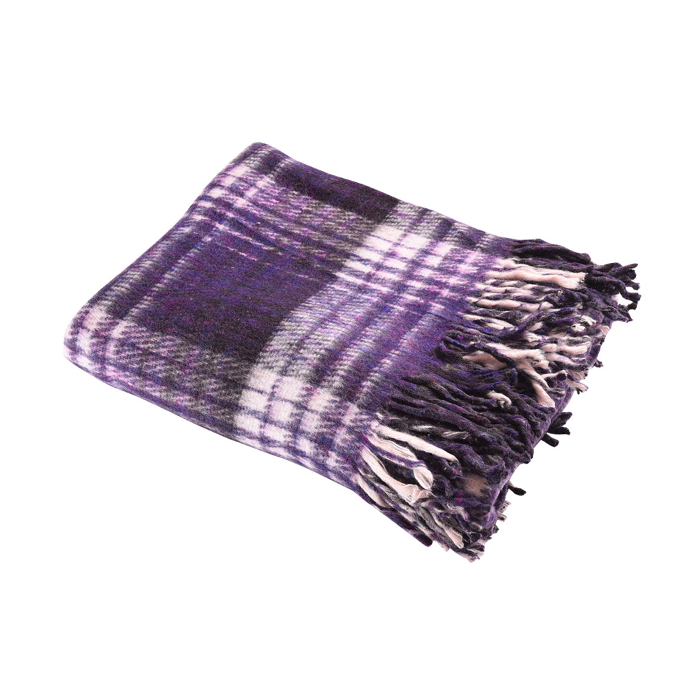 Recycled Plaid Yoga Blanket