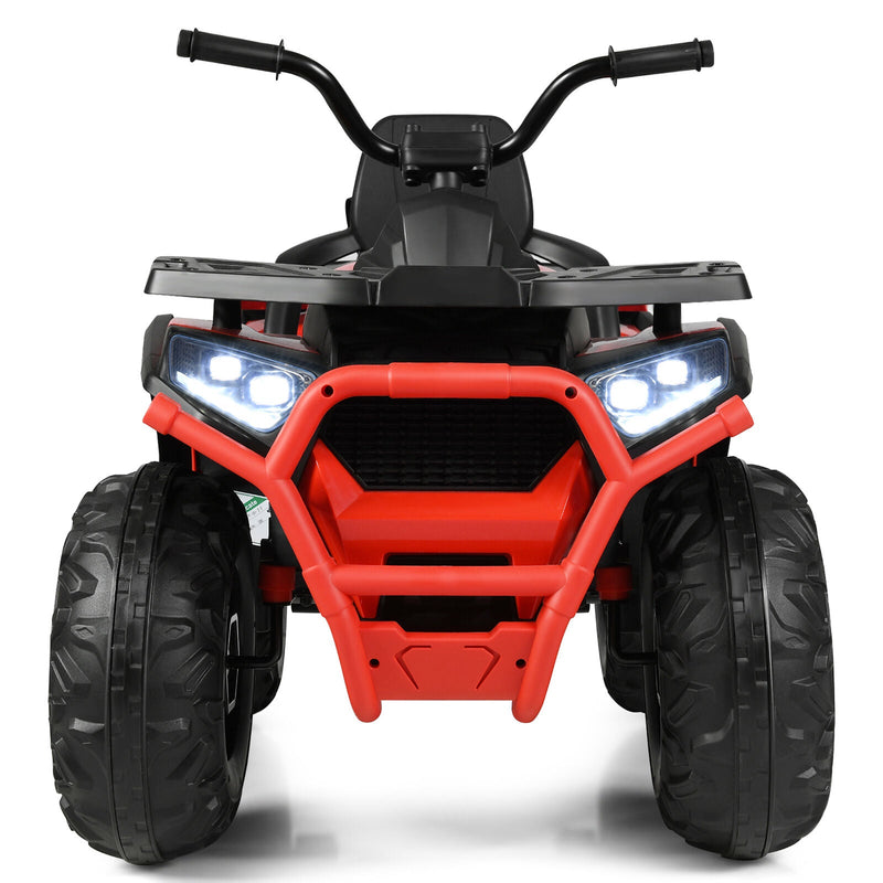 Load image into Gallery viewer, Red 12V Electric Kids ATV 4-Wheeler Quad with LED Light
